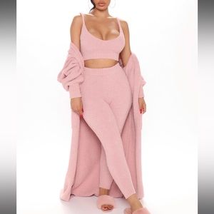 3 piece fashion nova fuzzy set